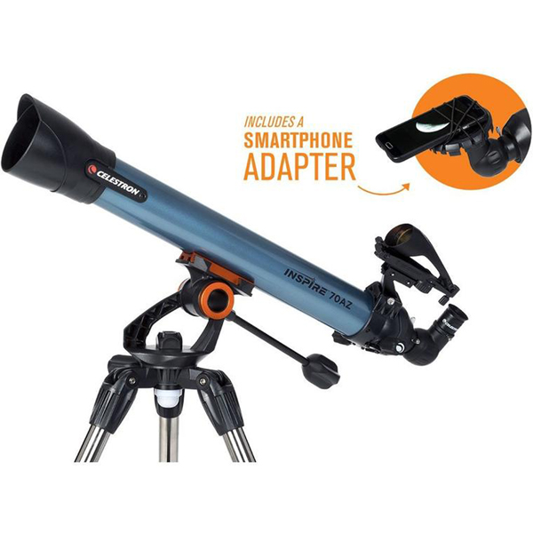 Celestron Inspire 70AZ teleskop / stjärnkikare startpaket